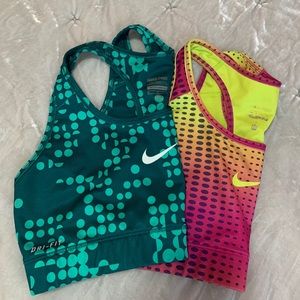 Nike sports bra set